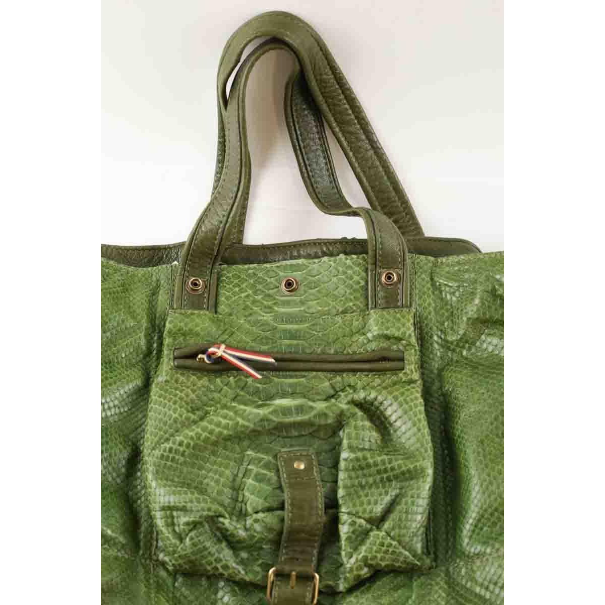 Sac porté épaule - Très Bon État vert, JEROME DREYFUSS