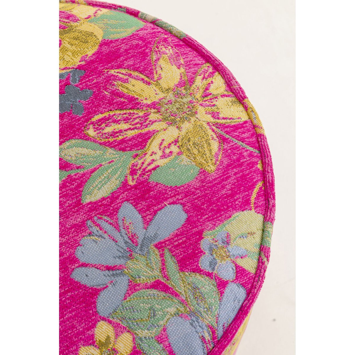 Tabouret imprimé fleurs, FLOWER FEVER rose, KARE DESIGN