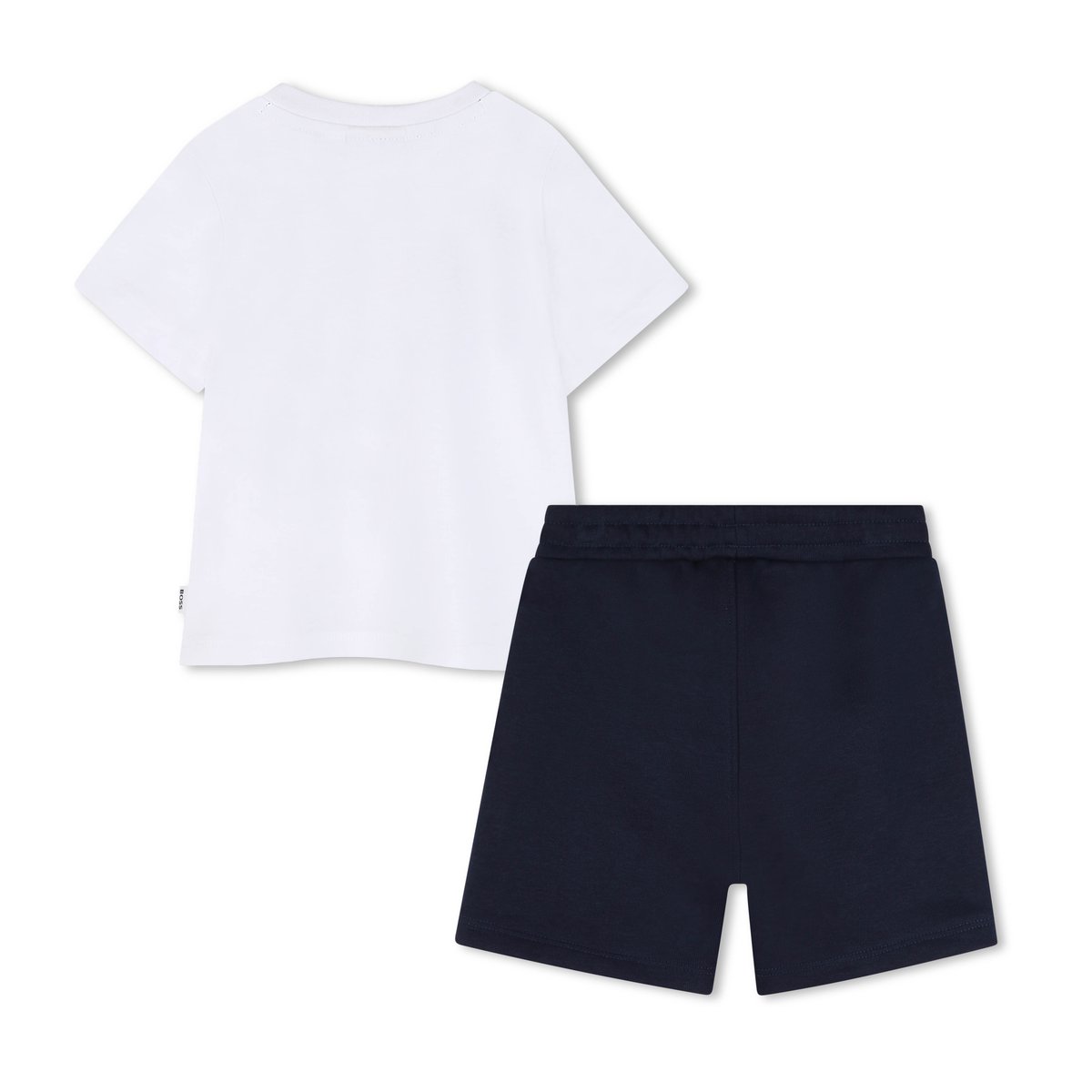 Ensemble t-shirt et bermuda bleu cargo, BOSS KIDSWEAR