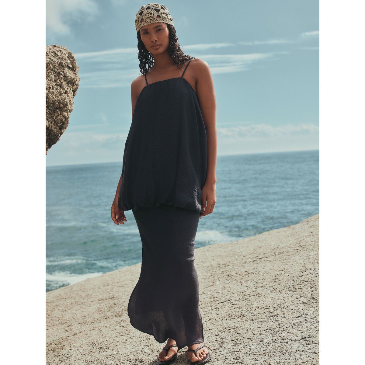 Jupe empire bleu marine, NEXT