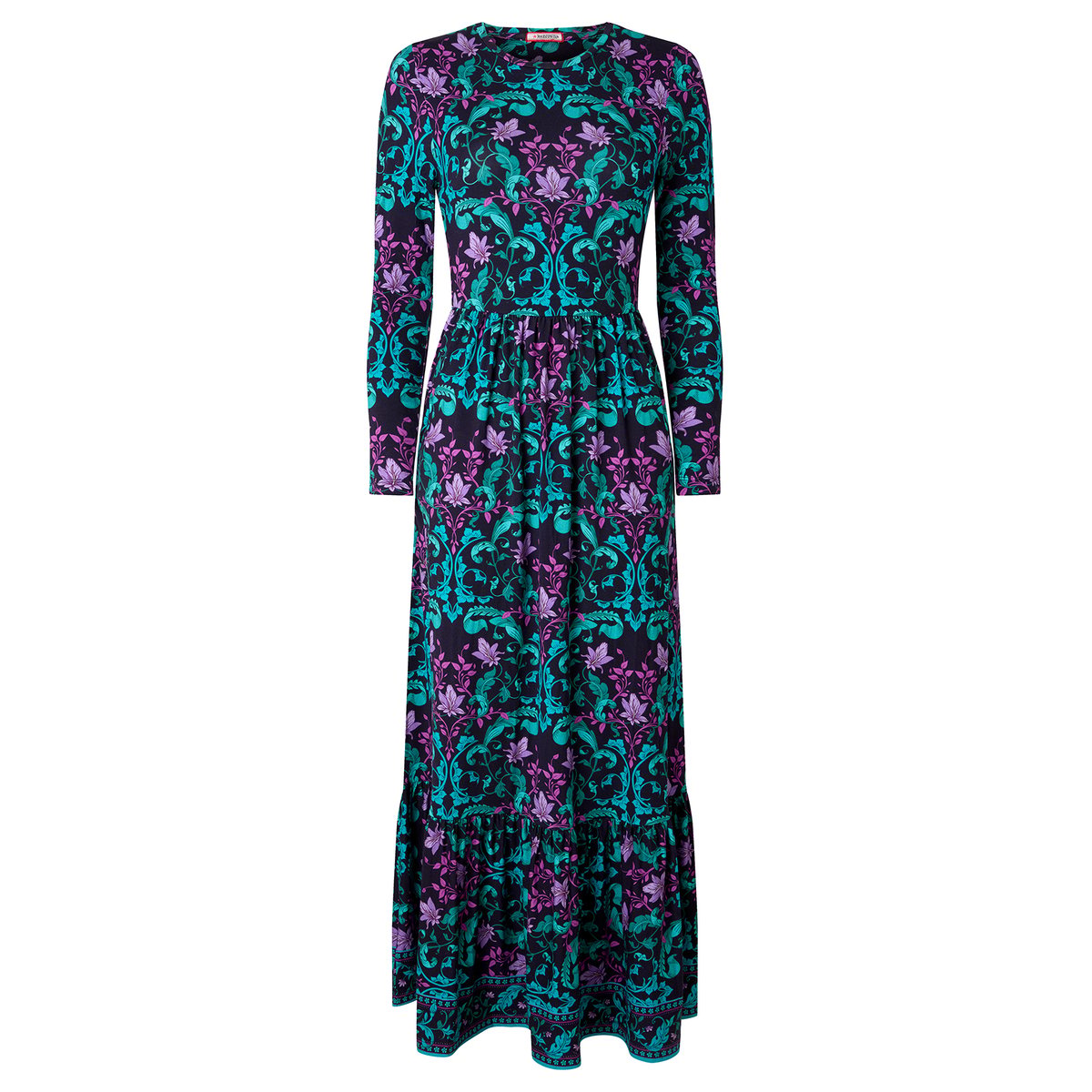 Robe Longue en Jersey à Manches Longues Heidi bleu, JOE BROWNS