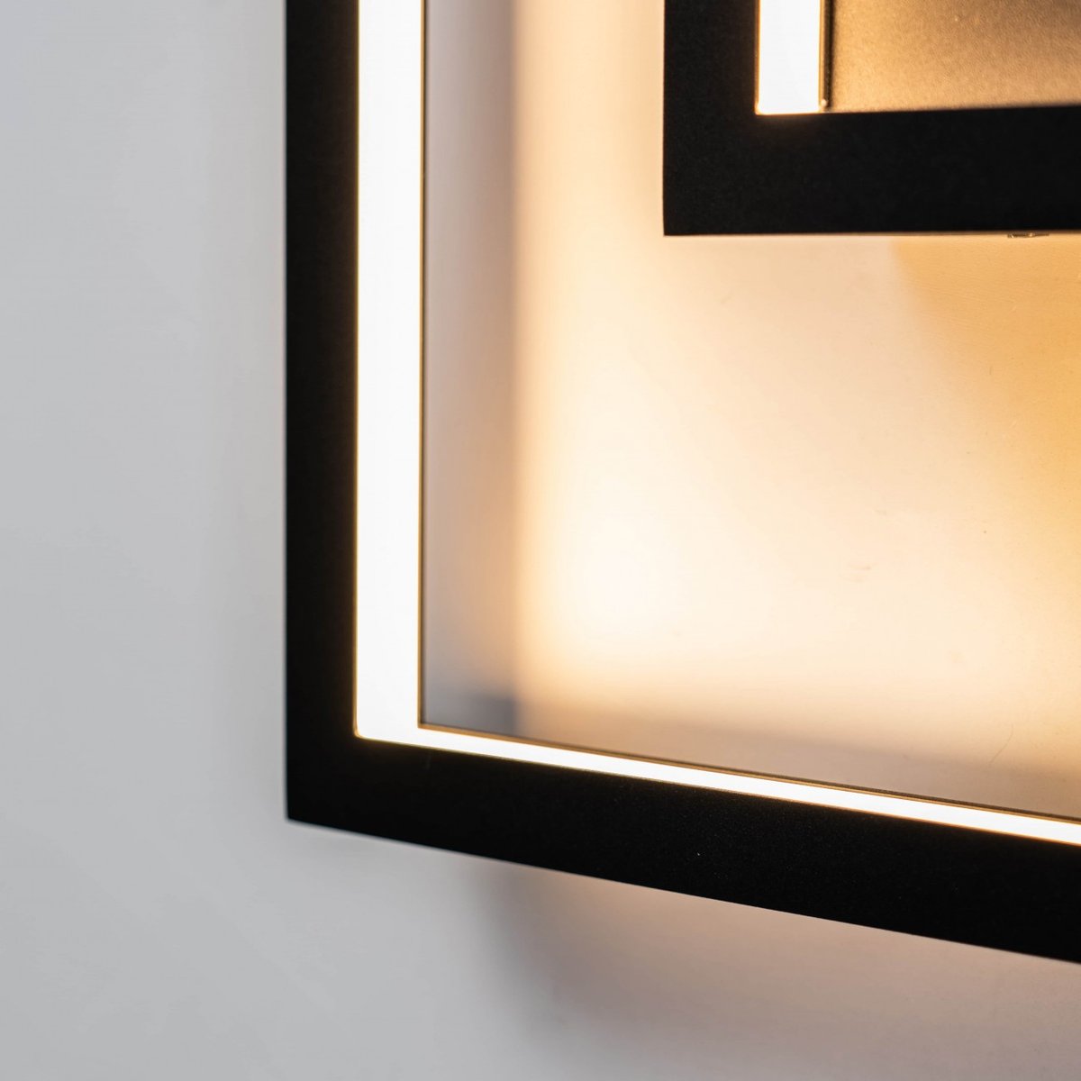 Applique art déco avec LED intégrées - TAAVI noir, KOSILUM