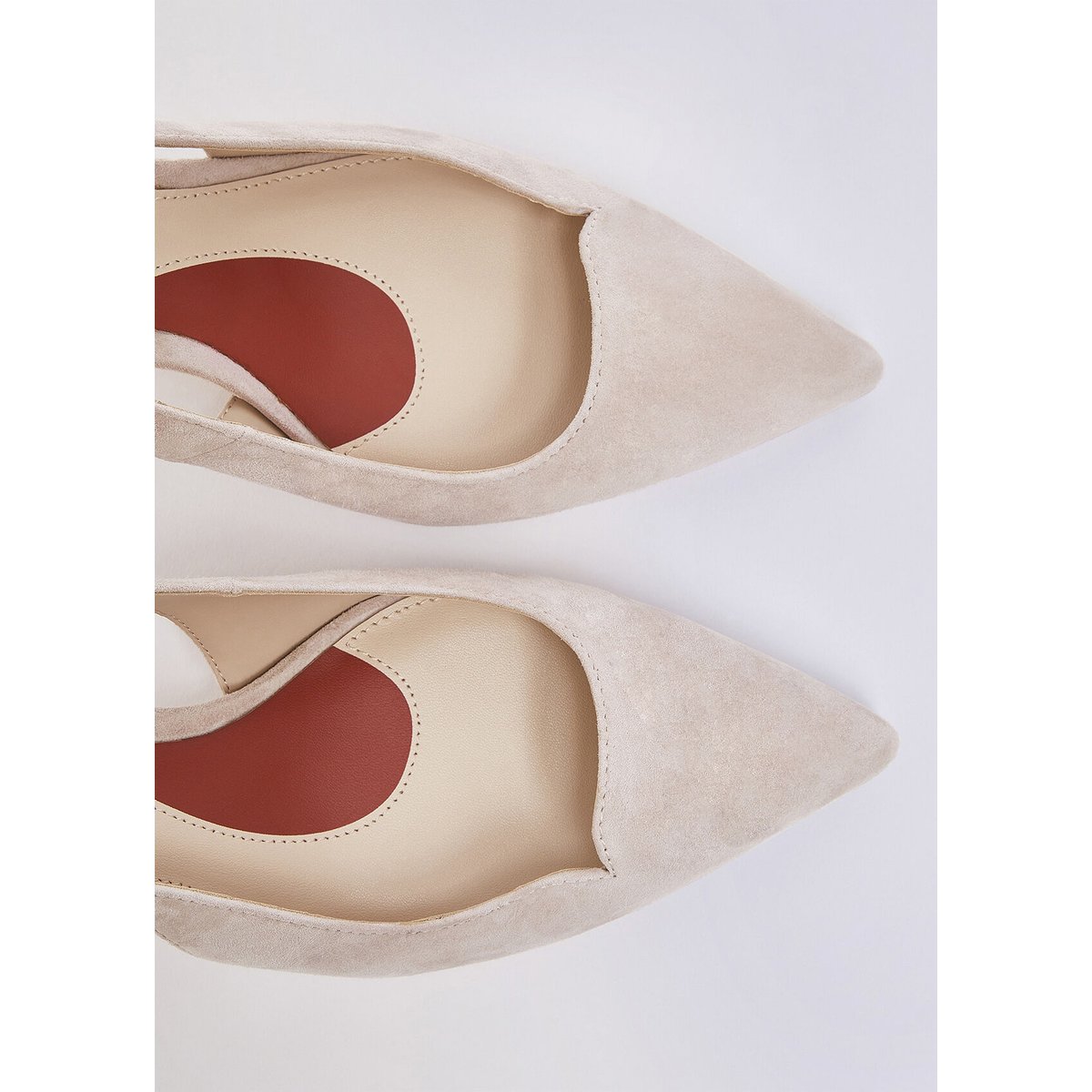 Escarpins en daim blanc, LIU JO