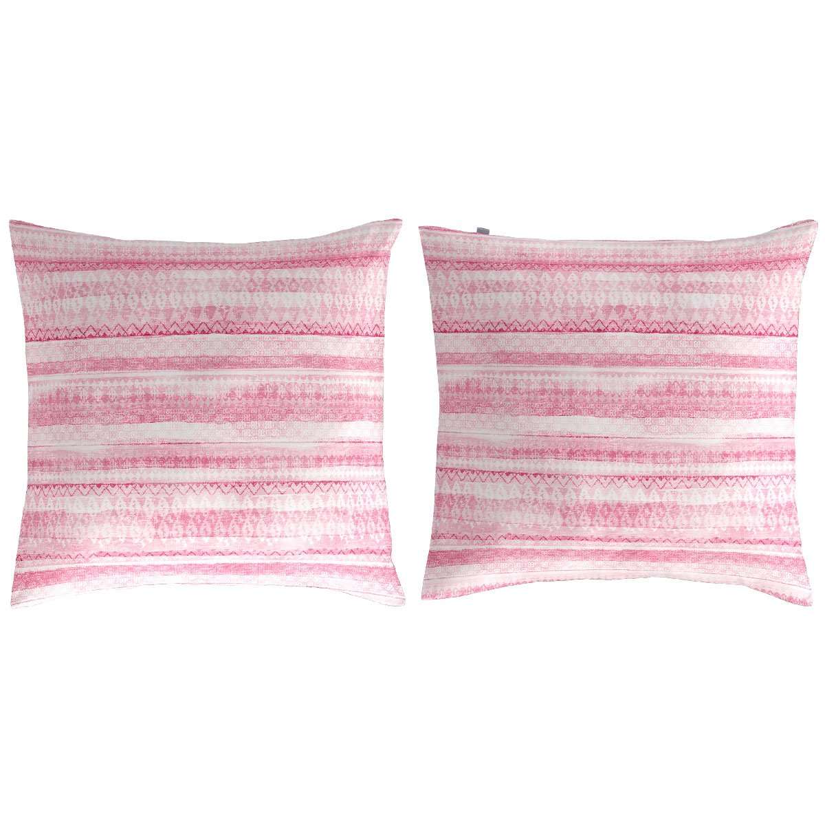 Lot de 2 taies d'oreiller en coton TRIBE B rose, NAF NAF HOME