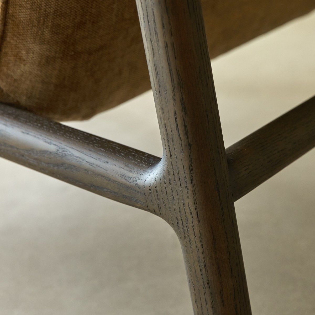 Fauteuil en Tissu, EMMA marron, TIKAMOON
