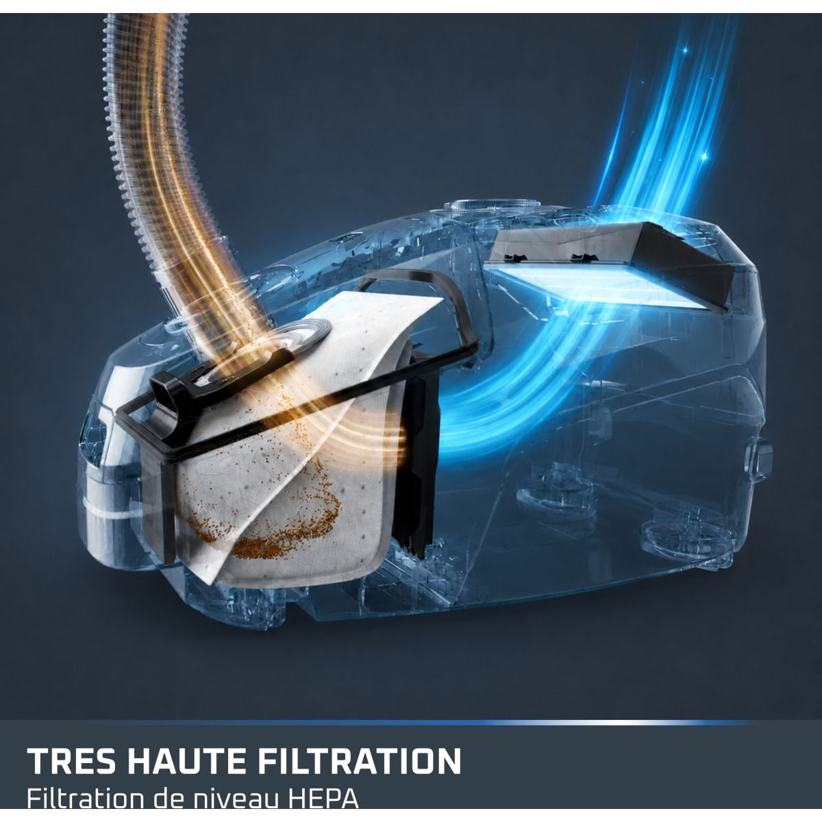 Aspirateur avec sac Silence Force 7 RO4934E0 - éco-conçu - 900W - 69 dB - filtre HEPA - fabriqué en France couleur unique, ROWENTA