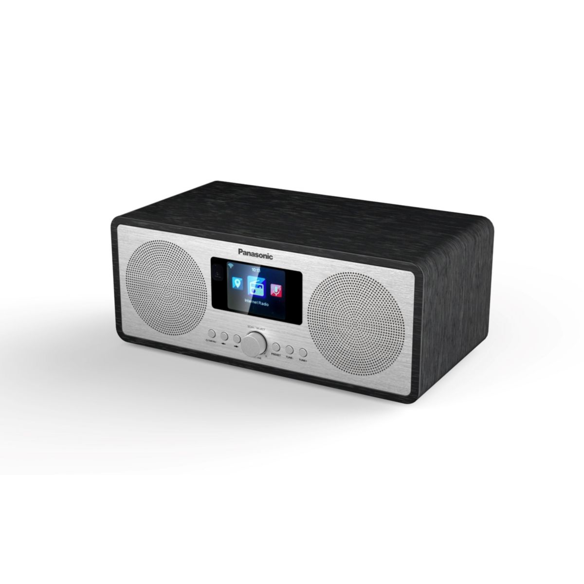 Radio internet RF-D40EG-K noir et aluminum brossé, PANASONIC