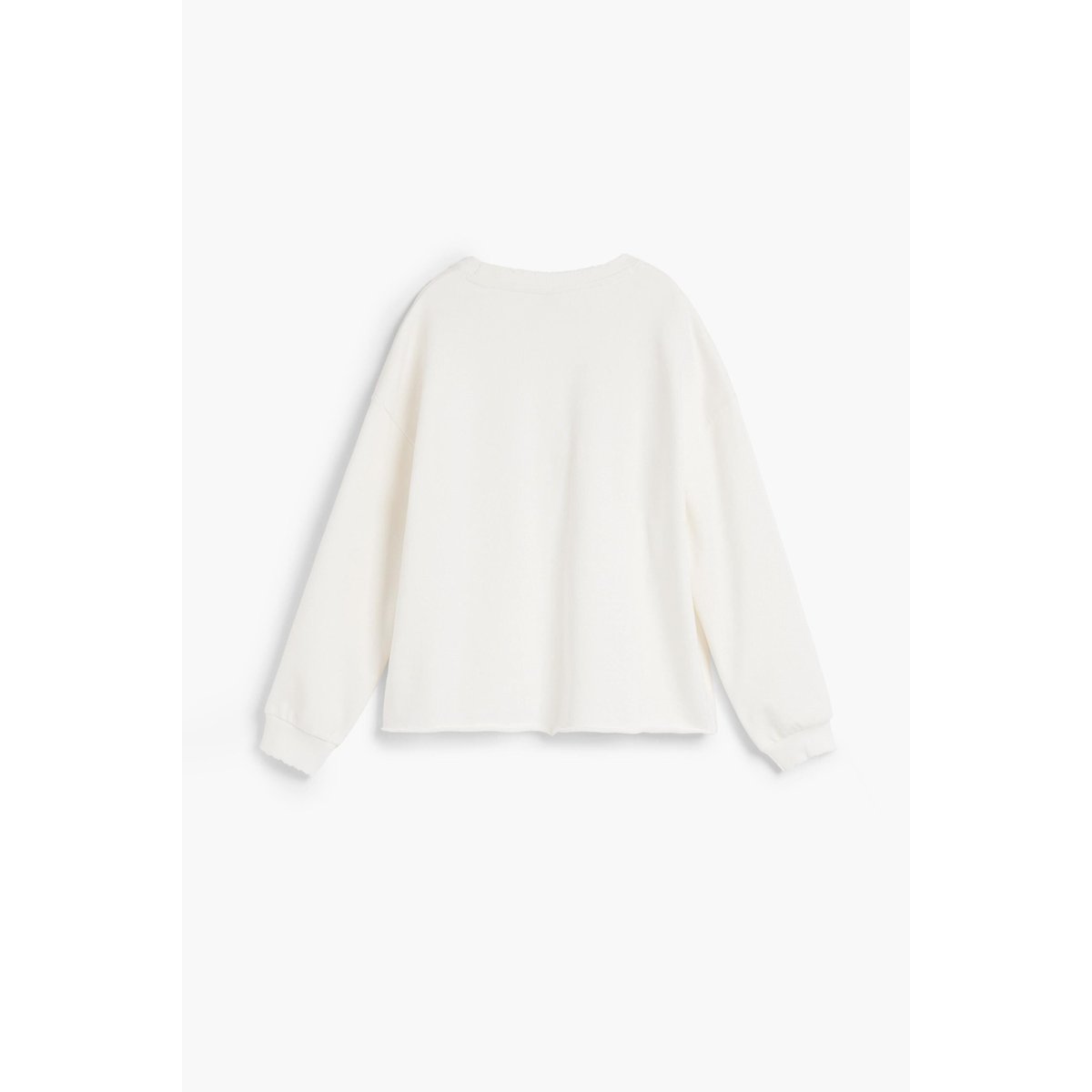 Sweat-shirt imprimé chaîne blanc, DESIGUAL