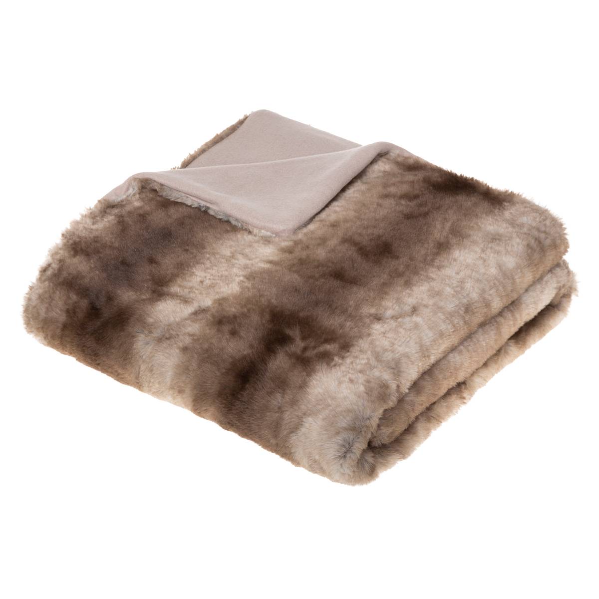 Plaid GRIZZLI marron, ATMOSPHERA