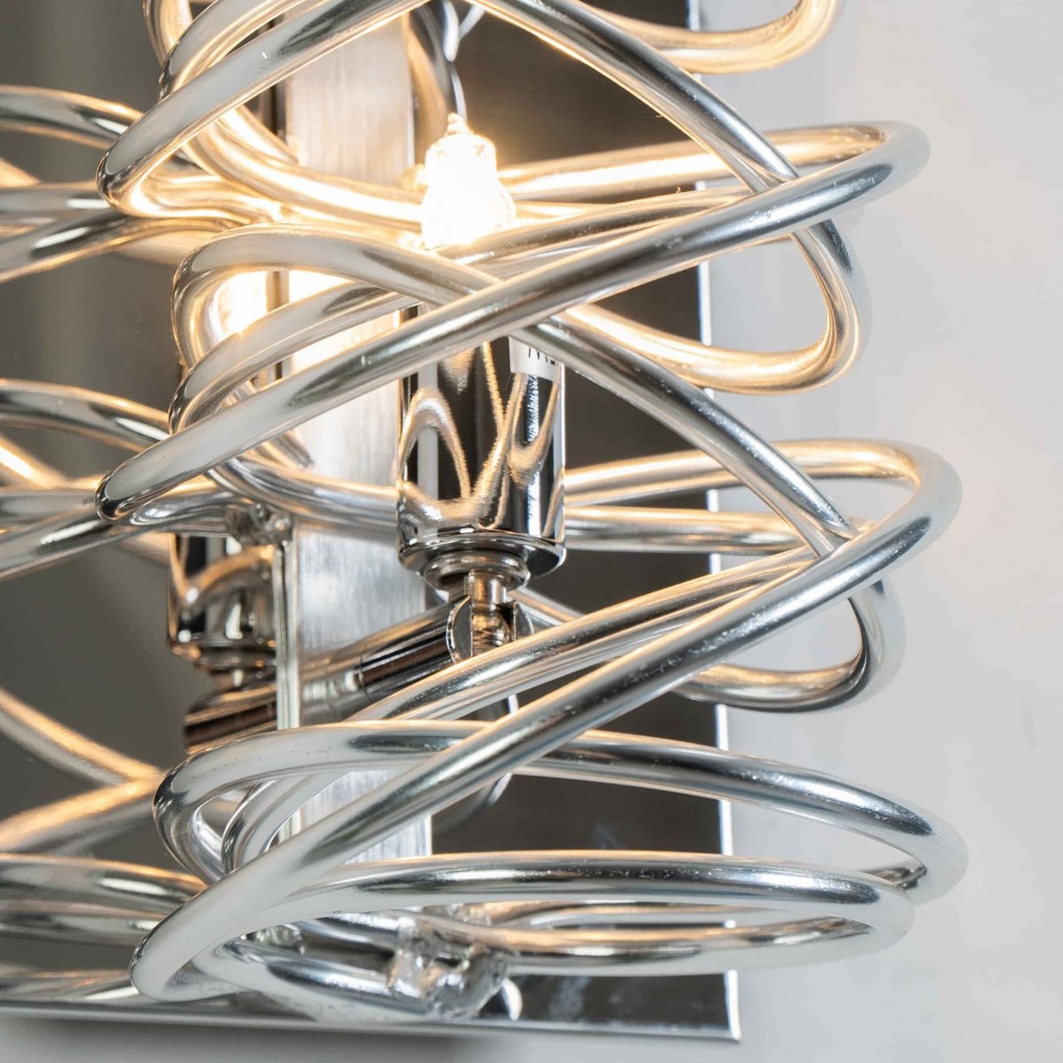 Lampe tube chrome multifonction - MEMPHIS argenté / chromé, KOSILUM