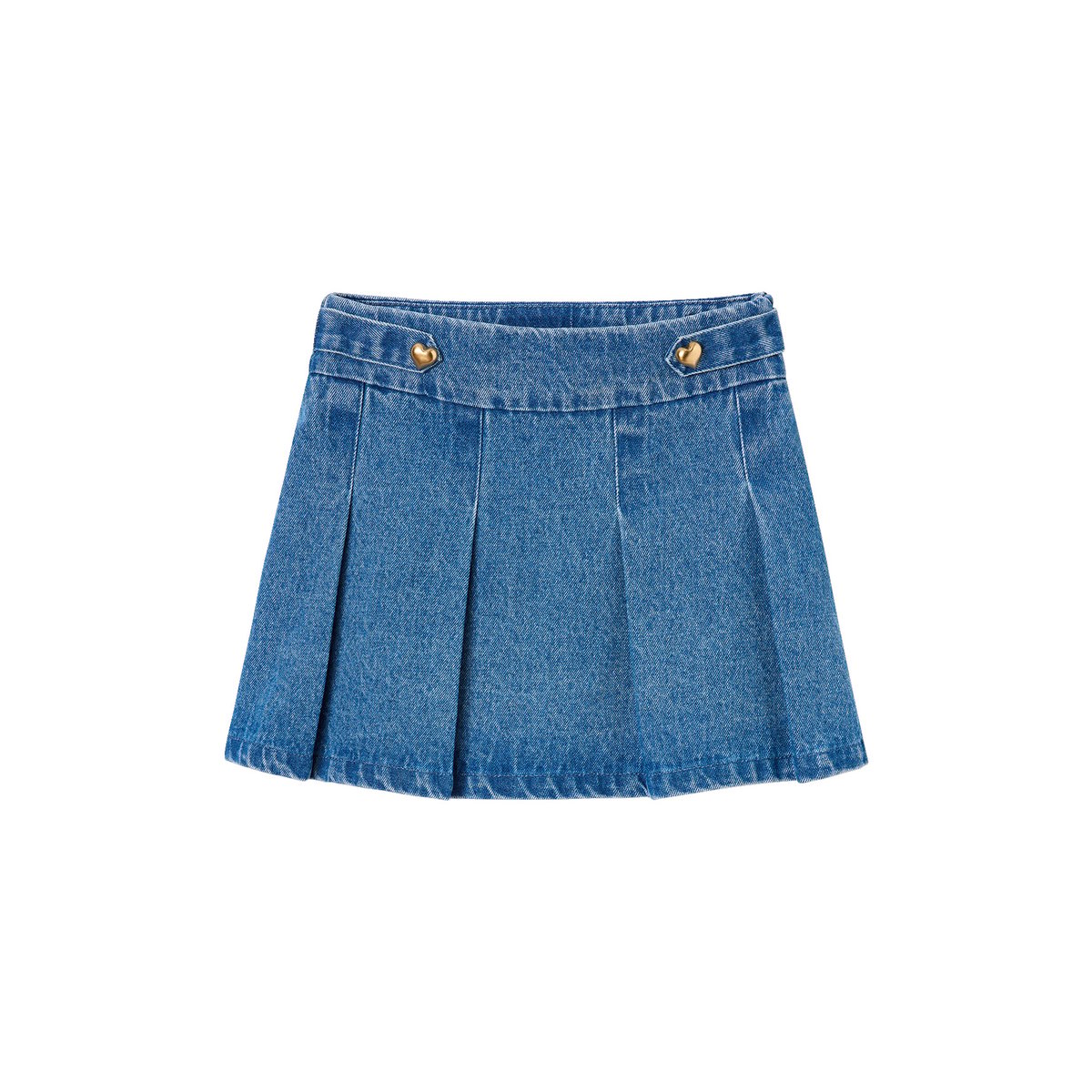 Jupe denim denim brut, VERTBAUDET