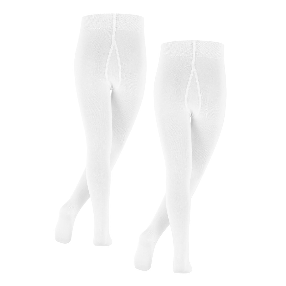 Collant Family 2-Pack Opaque blanc, FALKE