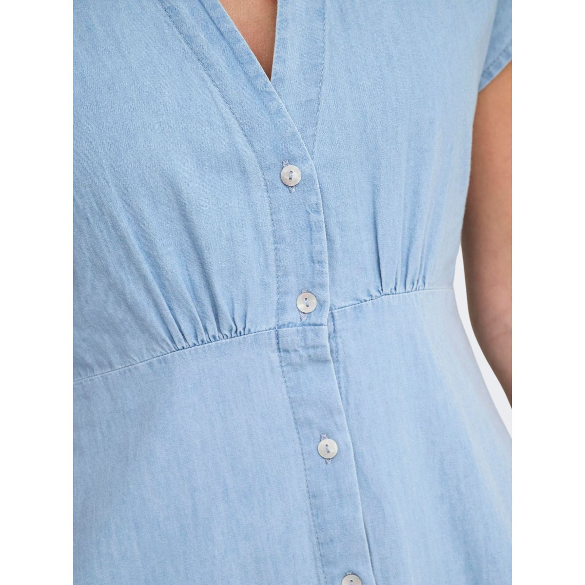 Robe light blue denim, ONLY