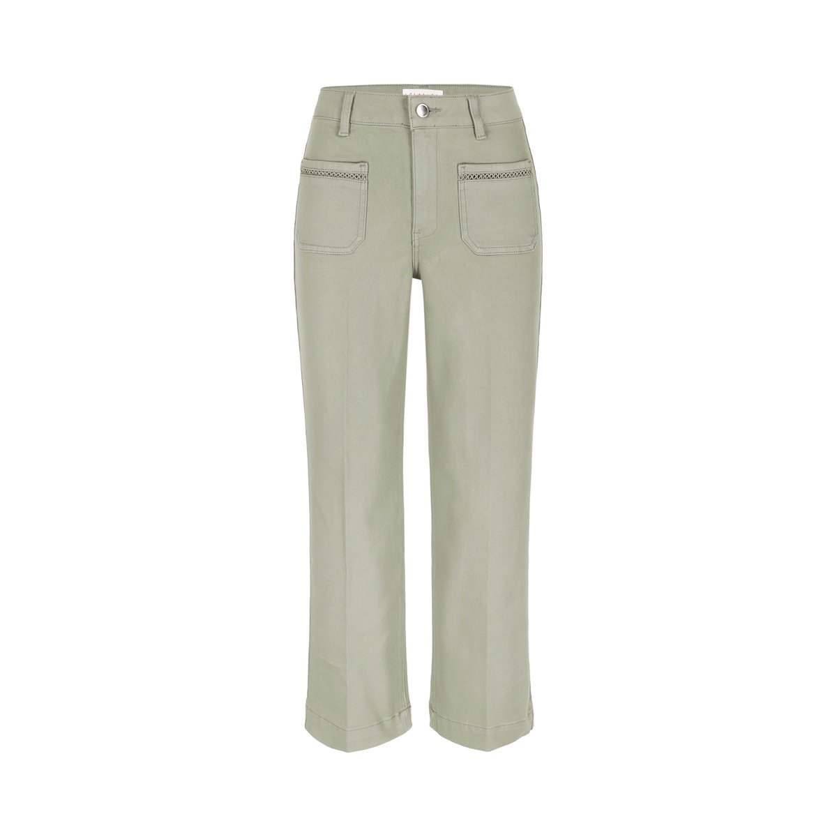 Pantalon 7/8 large avec poches khaki, LOLALIZA