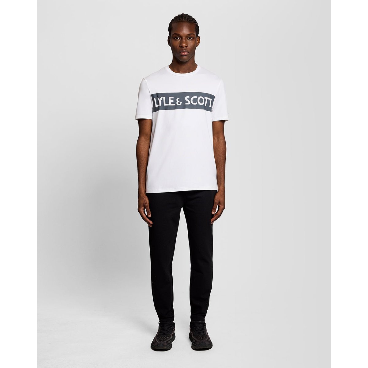 T-shirt Sports logo blanc, LYLE & SCOTT