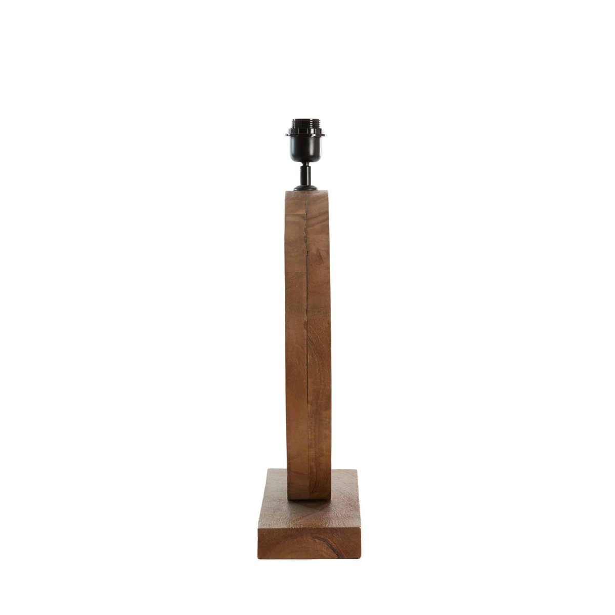 Base De La Lampe Bois TINAR marron, LIGHT & LIVING