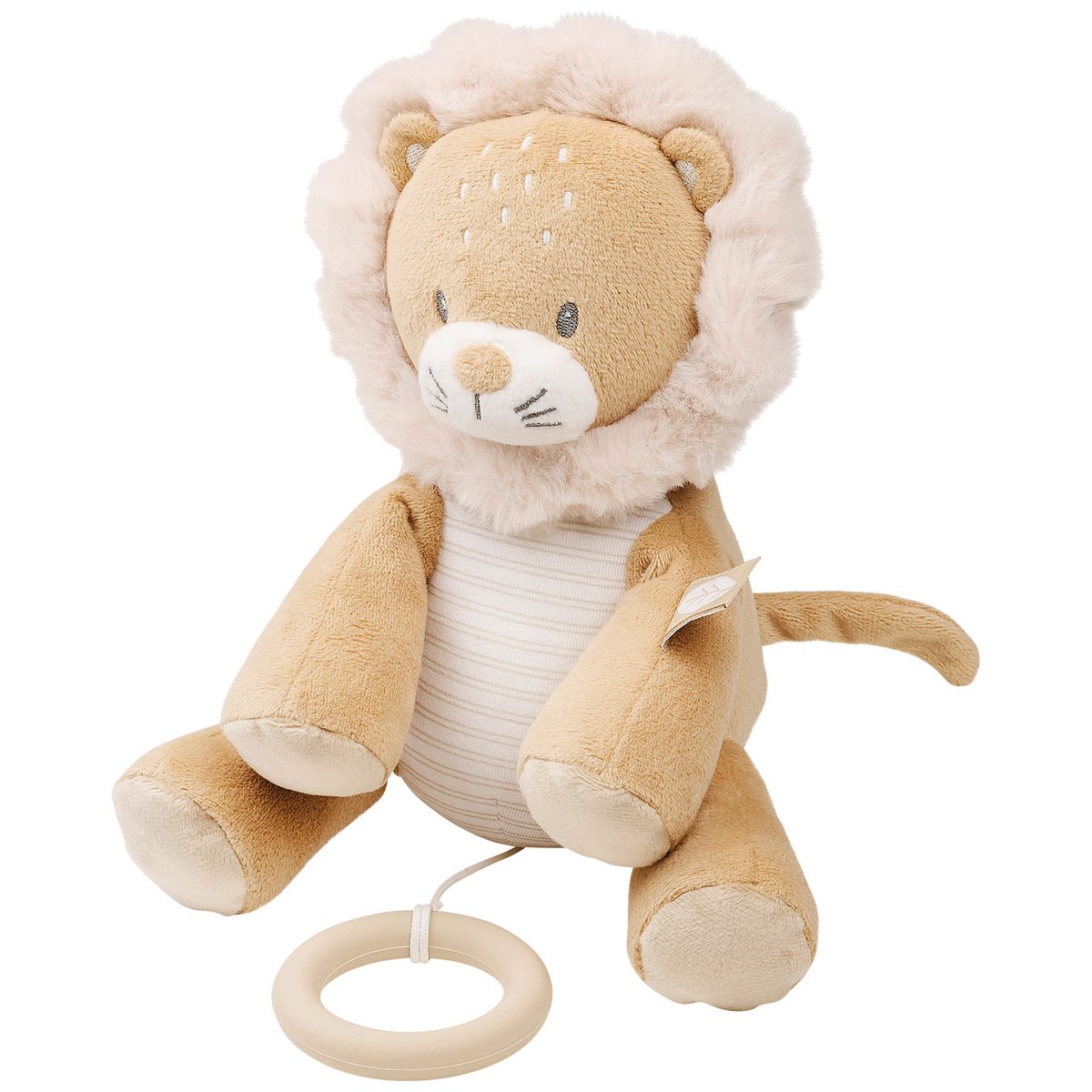 Peluche musicale marron, beige, NATTOU