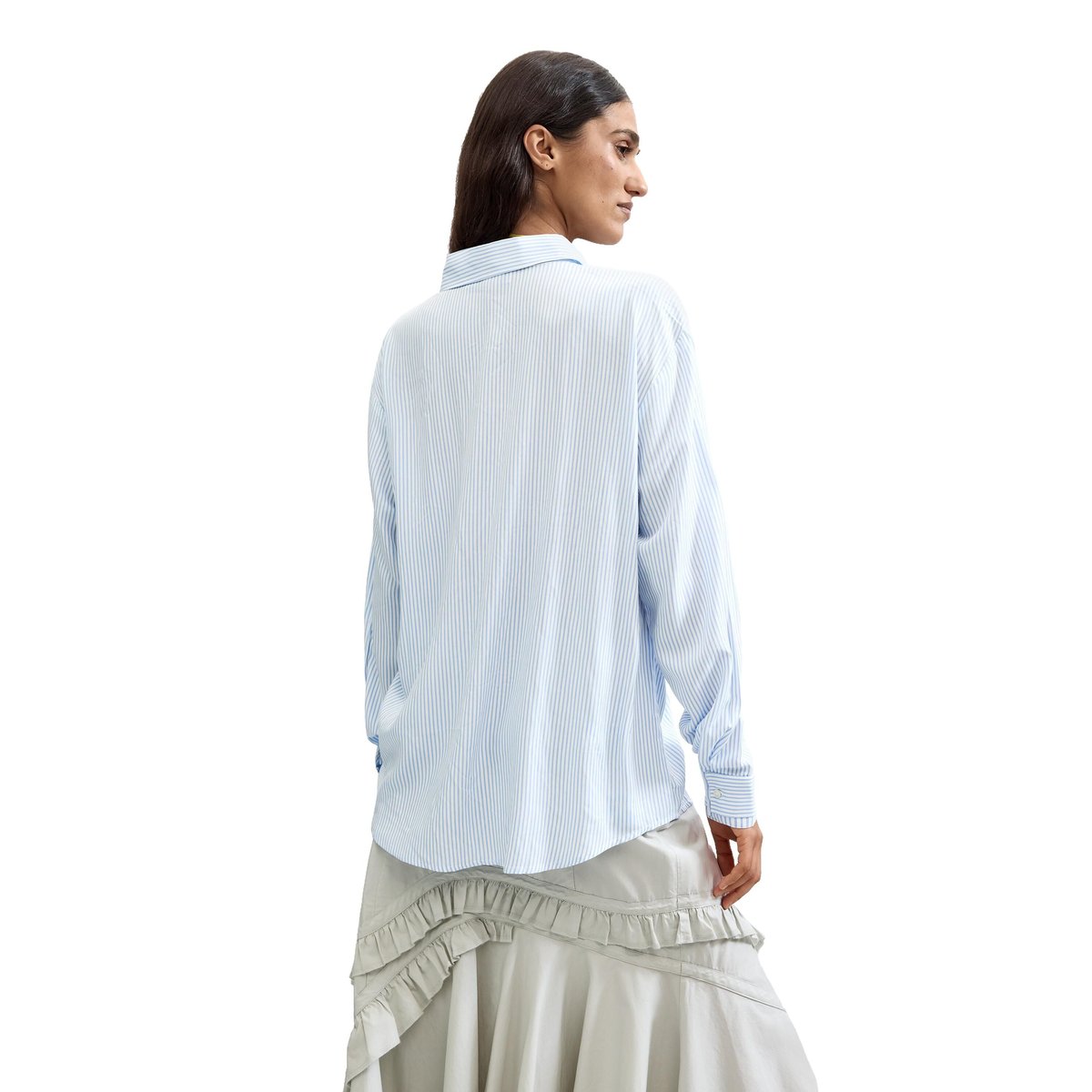 Chemise longue à rayures bleu, DESIGUAL