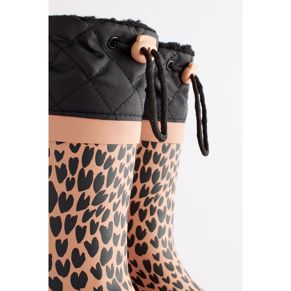 Bottes à revers marron imprimé animal, NEXT