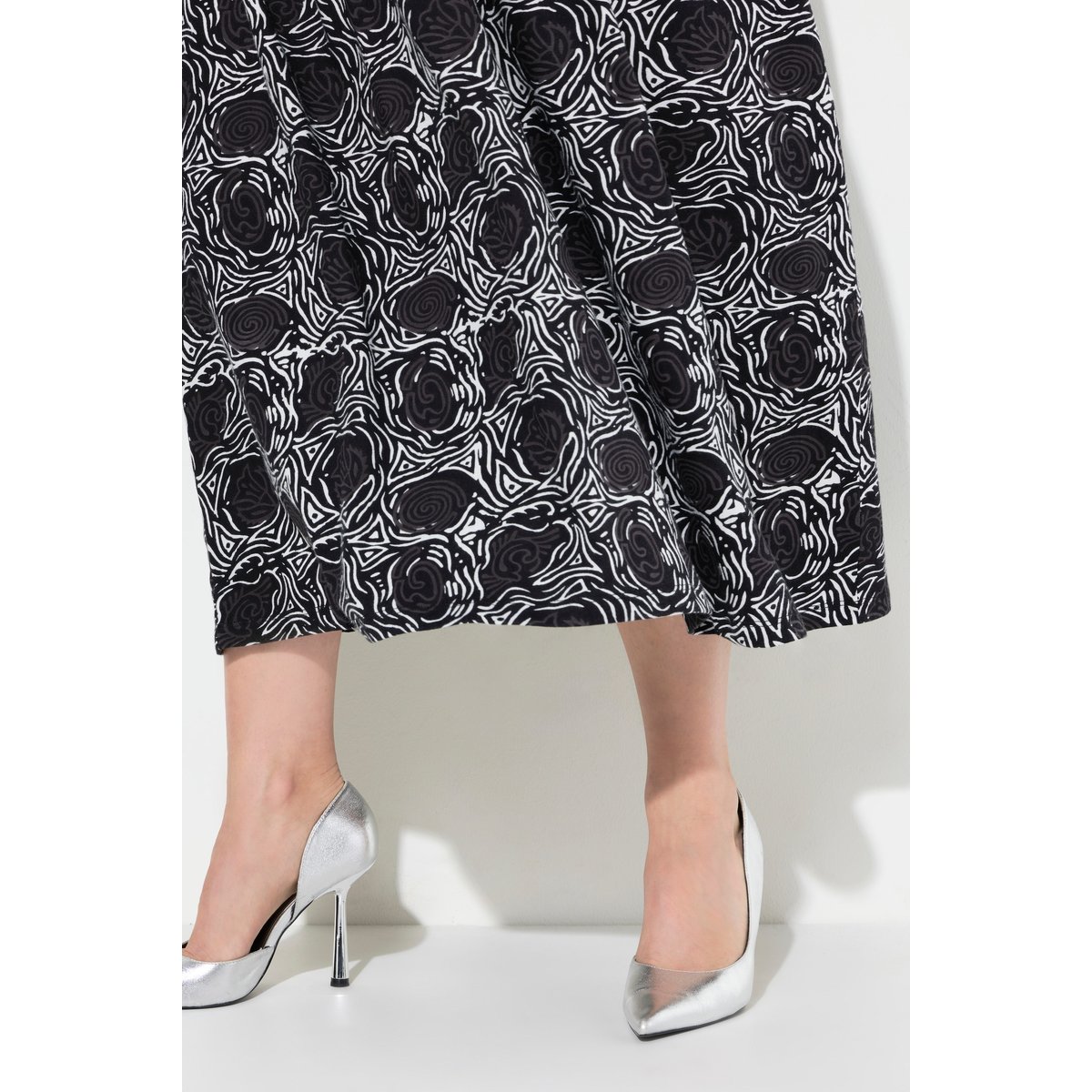 Robe en jersey blanc neige, ULLA POPKEN