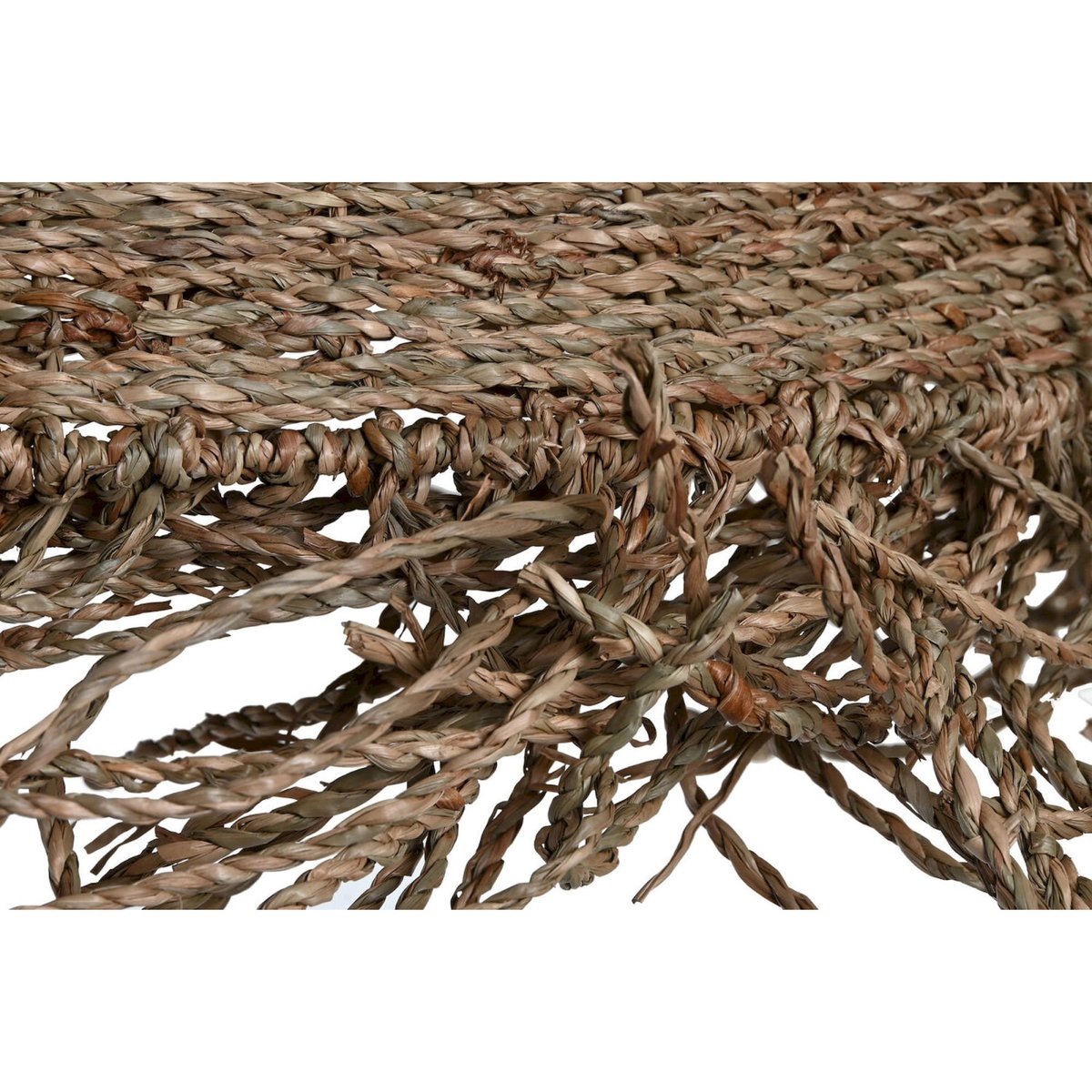 Suspension en fibre naturelle, BOHO naturel marron fibre végétale, RECOLLECTION