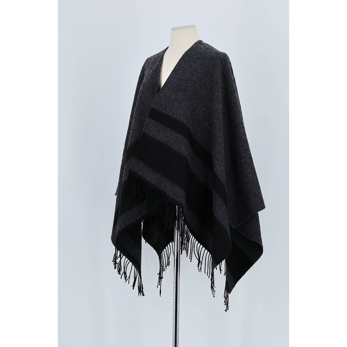 Poncho - Très Bon État gris, CLAUDIE PIERLOT