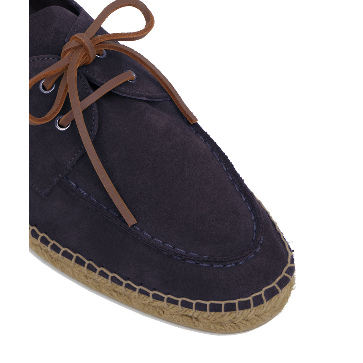 Chaussures bateau en cuir suédé NEMO bleu foncé, CASTANER