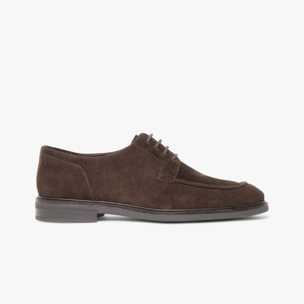 Derby en cuir MORGAN marron chocolat, BOCAGE