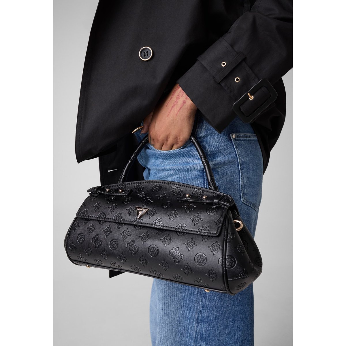 Sac À Main Diana noir, GUESS