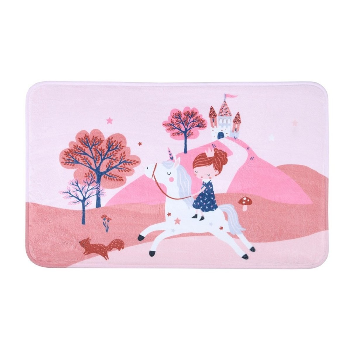Tapis de sol Cyrielle 45x75 rose, DECORATIE