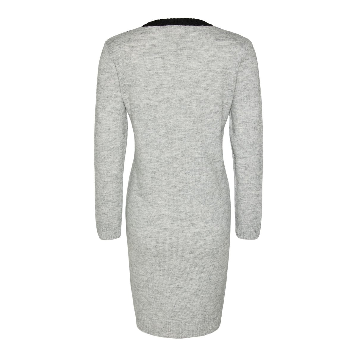 Robe light grey melange 1, MAMA LICIOUS