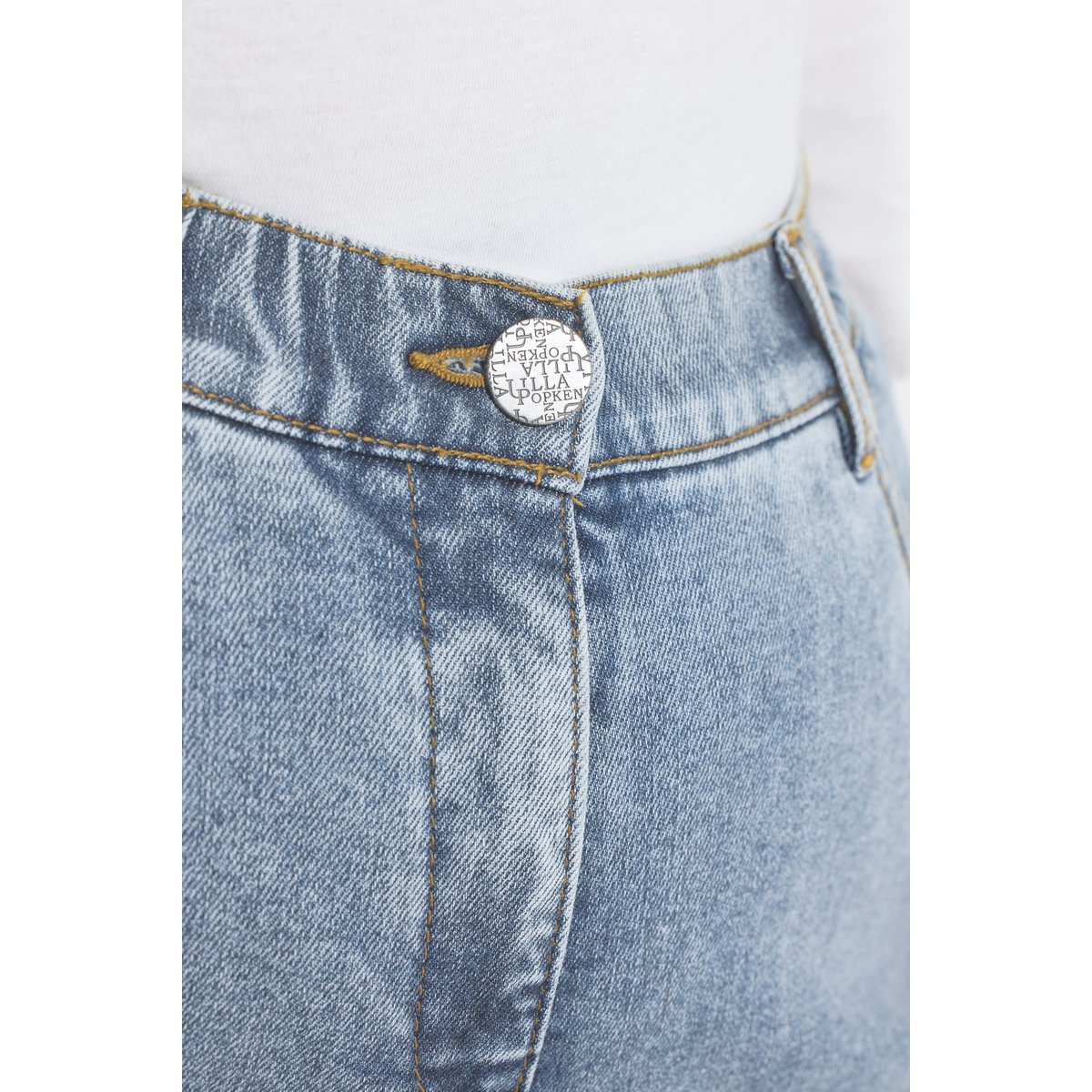 Jean Mary, jambe droite et extra-large bleu jean, ULLA POPKEN