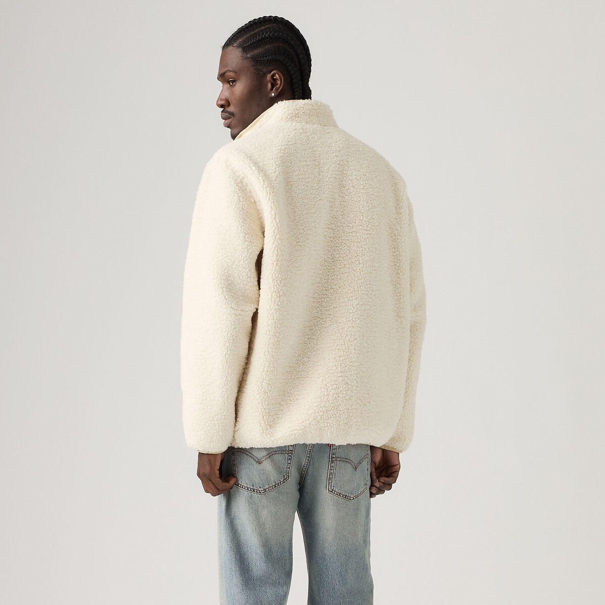 Veste col montant, en sherpa, CAMPO avoine, LEVI'S