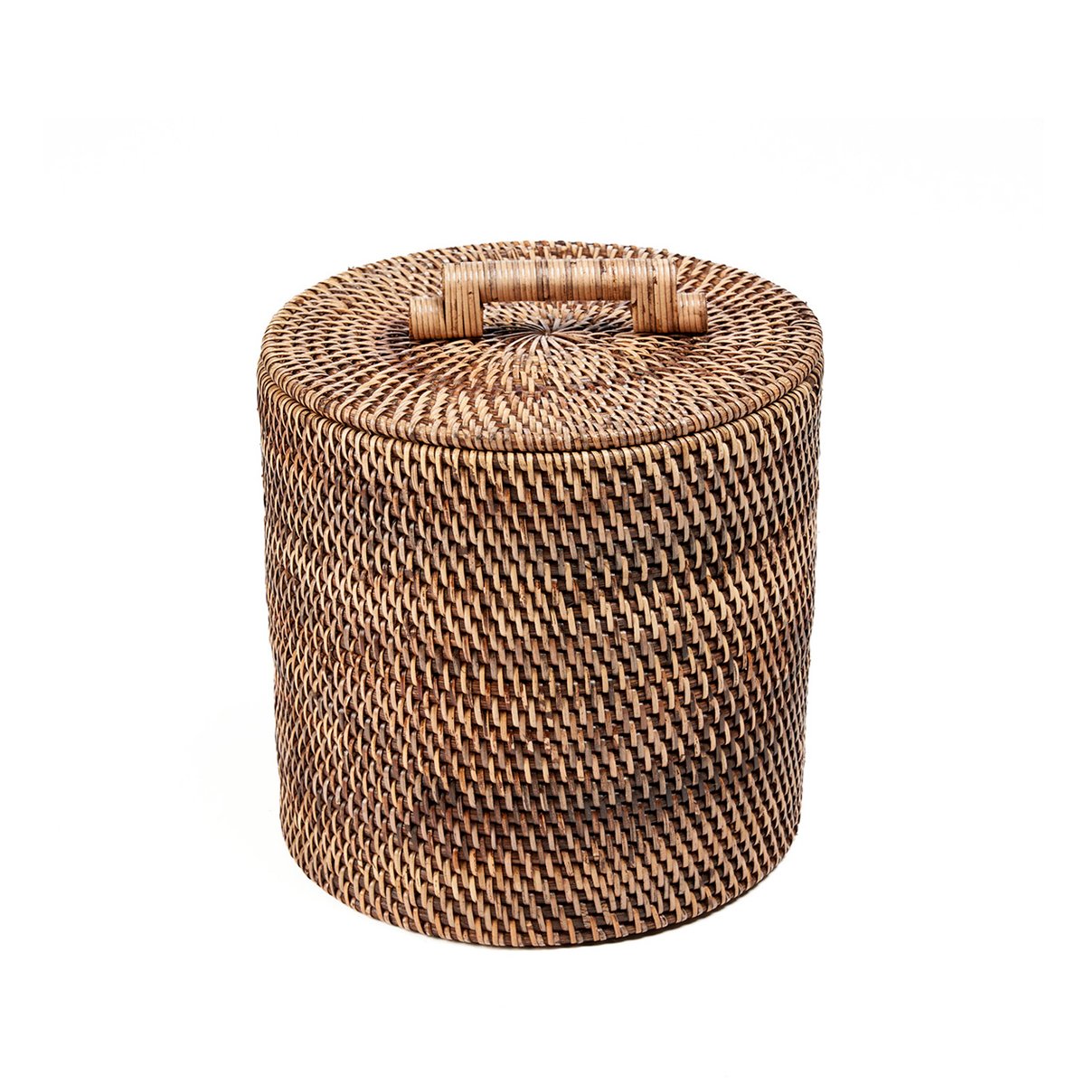 Poubelle de salle de bain en rotin RATTAN BIN brun naturel, BAZAR BIZAR