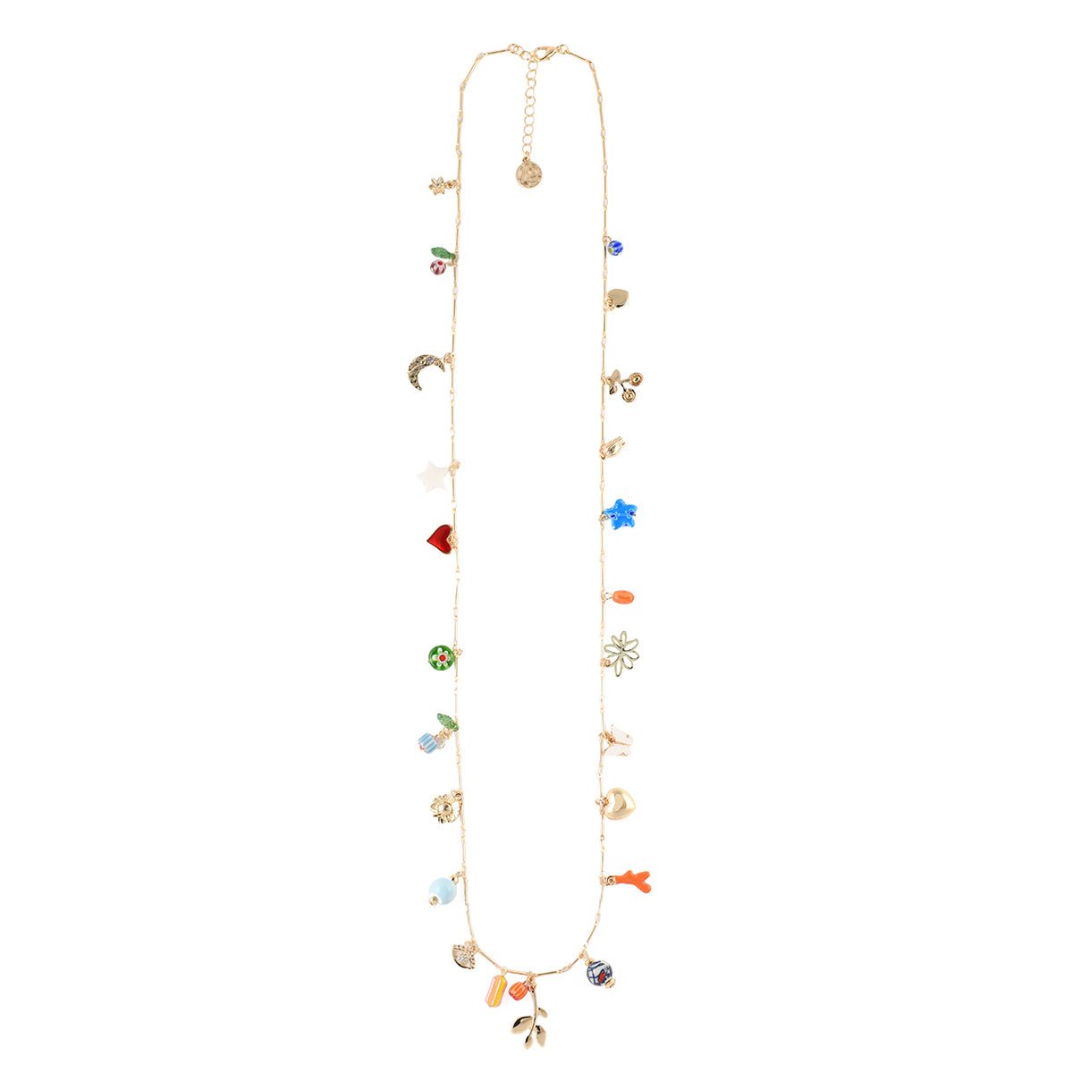 Sautoir à charms fantaisie mer multicolore, BALABOOSTE