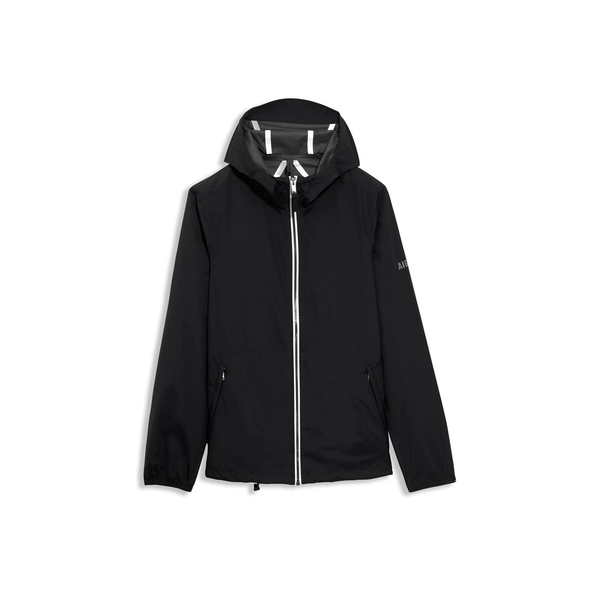 Coupe-vent imperméable packable capuche Rainpack 70 MTD UV-C noir, AIGLE