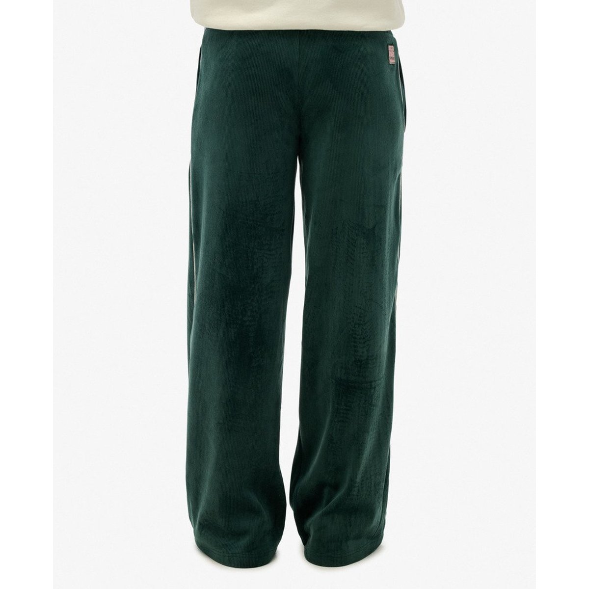 Pantalon de survêtement en velours Country Club vert émail, SUPERDRY