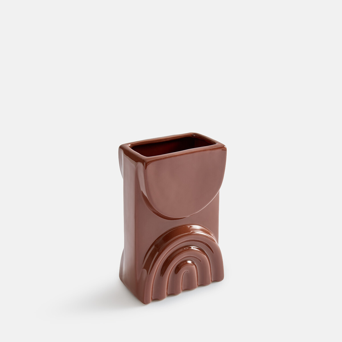Vase en céramique, hauteur 20 cm, TOPIA brun, LA REDOUTE INTERIEURS