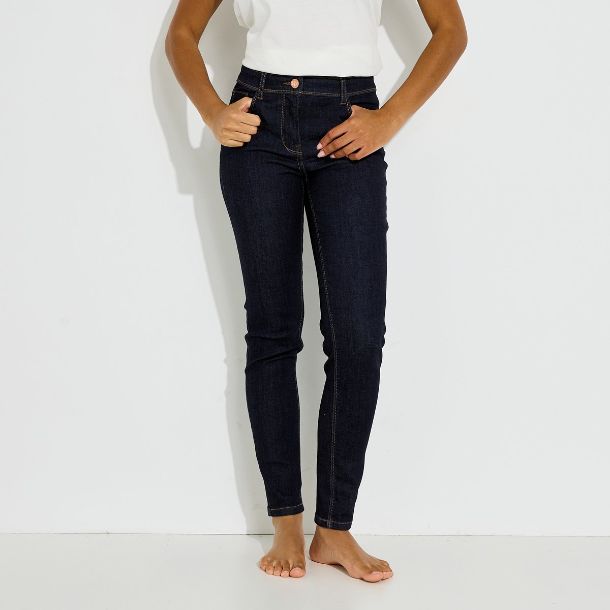 Jean slim MADRID S01 bleu brut, GRAIN DE MALICE