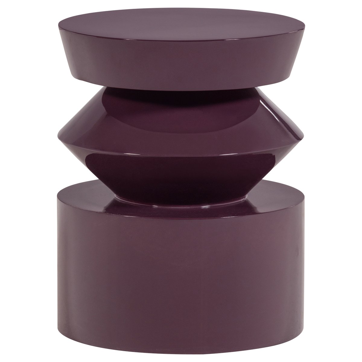 Table d’appoint en MDF AUREN lilas, WOOOD