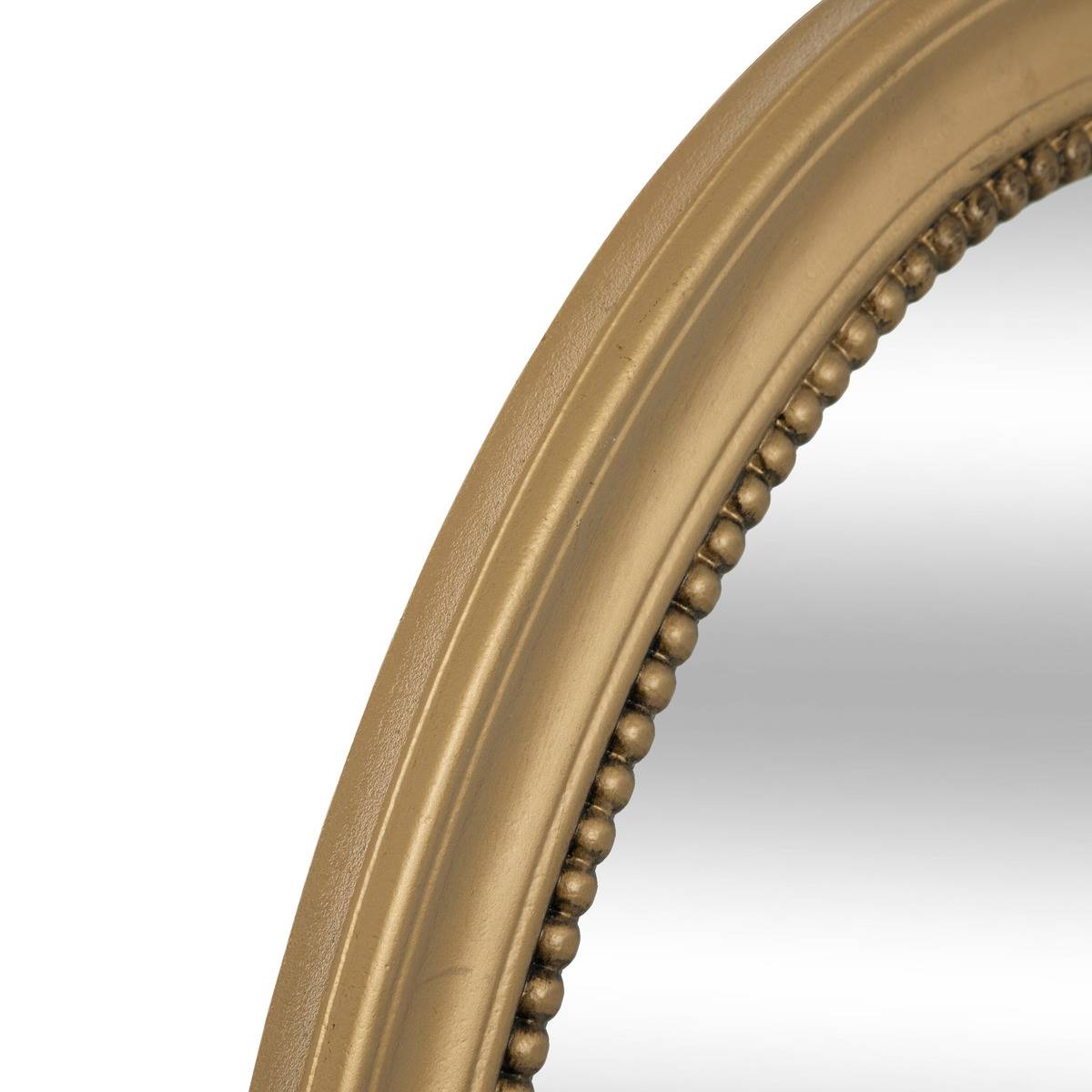 Miroir mural ovale à moulures 53cm VICTORIA doré, ATMOSPHERA