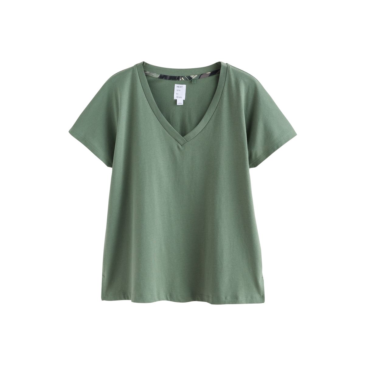 Ensemble pyjama short palmier vert kaki, NEXT