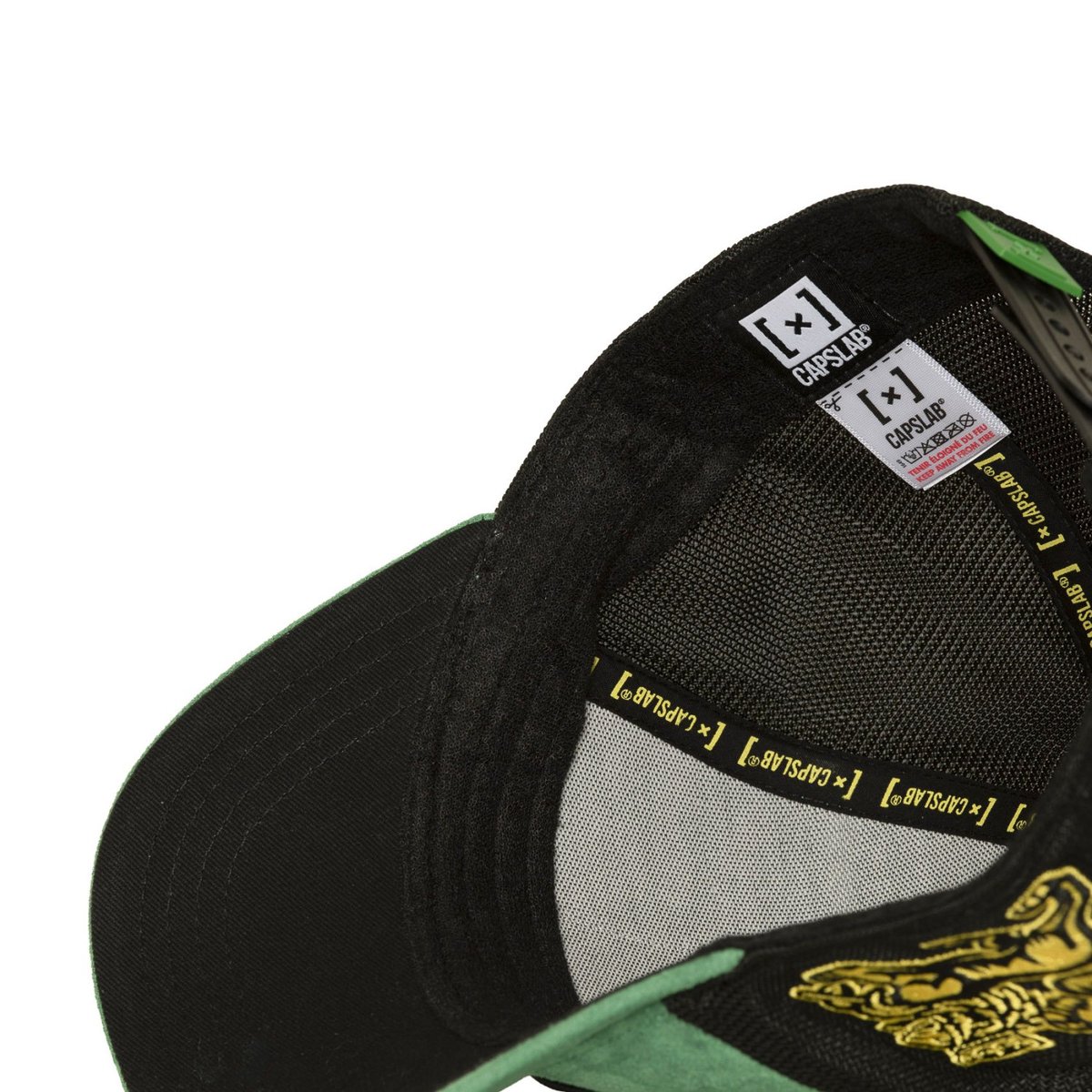 Casquette trucker Pop Legend vert/noir/jaune/rouge, CAPSLAB