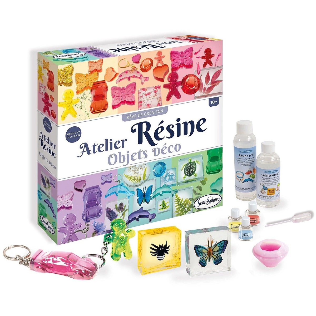 Atelier Résine Objets Déco blanc, SENTOSPHERE