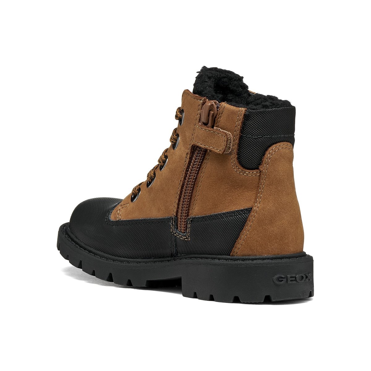 Bottes Et Bottines J SHAYLAX WPF marron/noir, GEOX