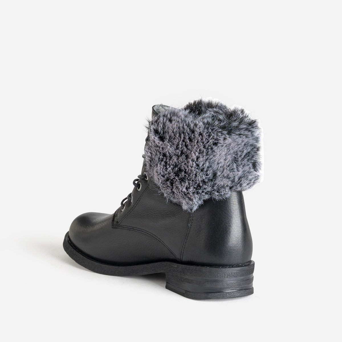 Boots en cuir LYSON noir, ERAM