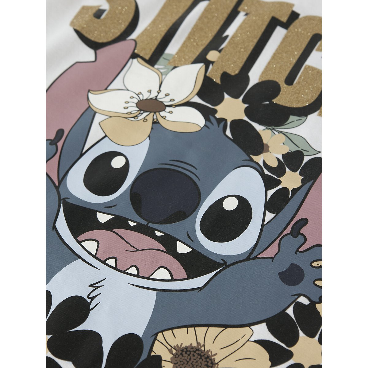 Camiseta de manga corta, STITCH blanco, NAME IT