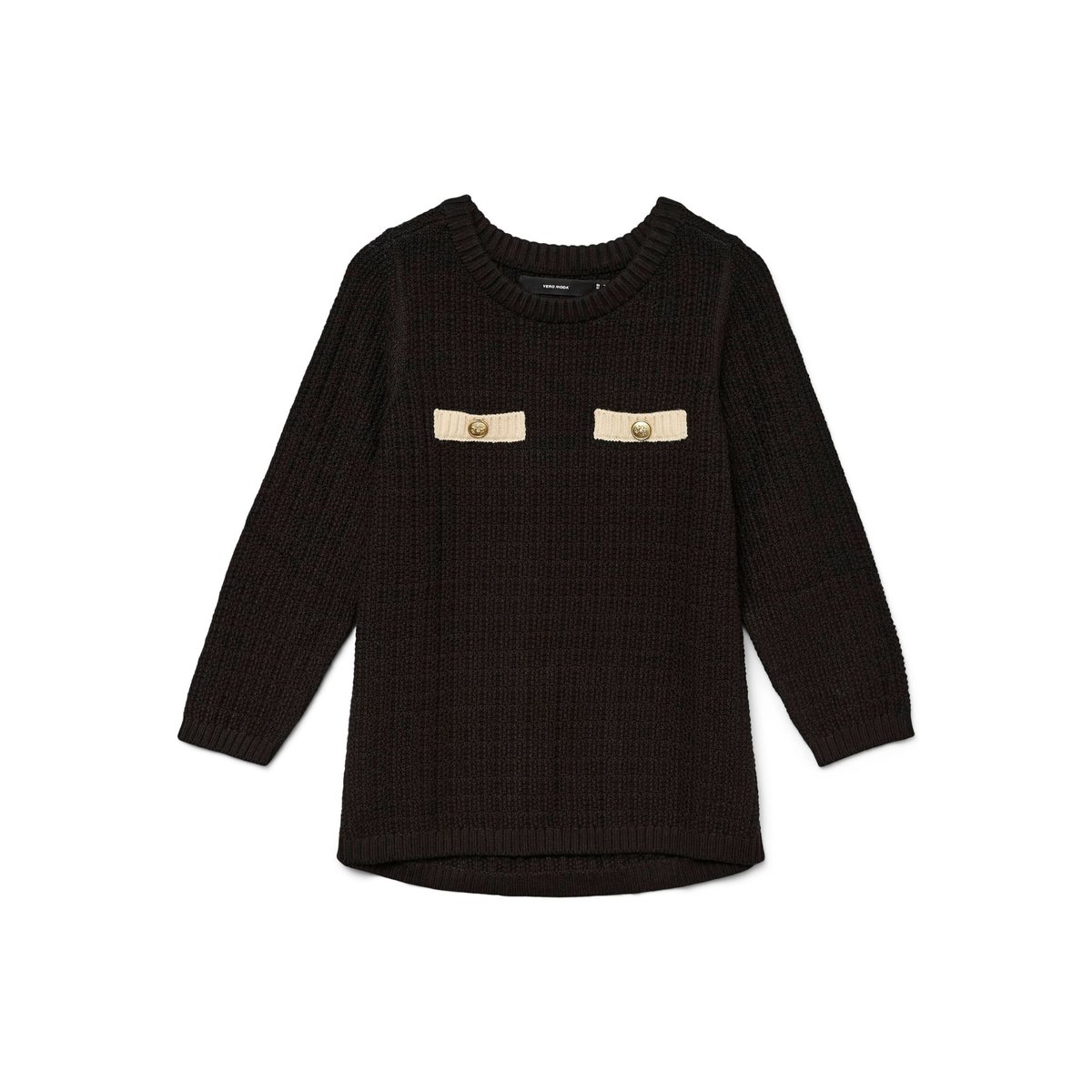Pull En Maille noire - black, VERO MODA