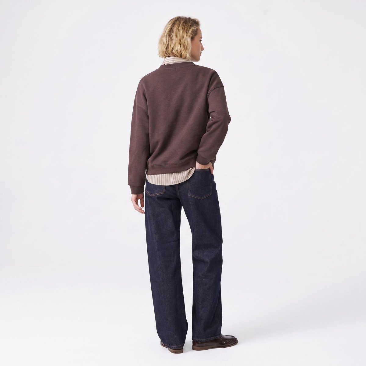 Veste femme boutonnée en coton EVAURA brown, ARTLOVE