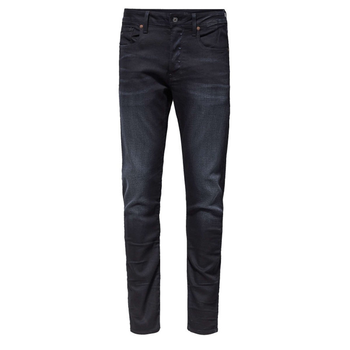 Jean noir avec une coupe slim à poches et des passants pour ceinture noir, G-Star RAW